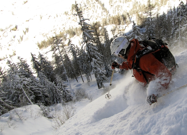 Deep powder in Maurienne.