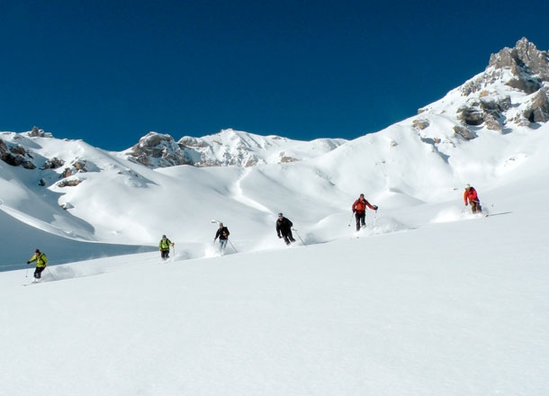 Perfekt pudersnö, Maurienne.